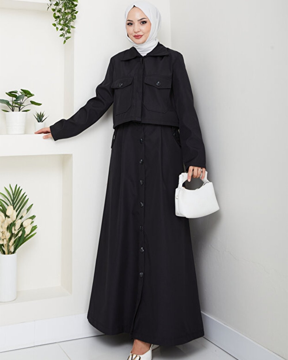 Ensembles Tranche Blouse et Jupe Evasee