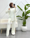 Ensemble
  Pull et Pantalon Large En Laine
