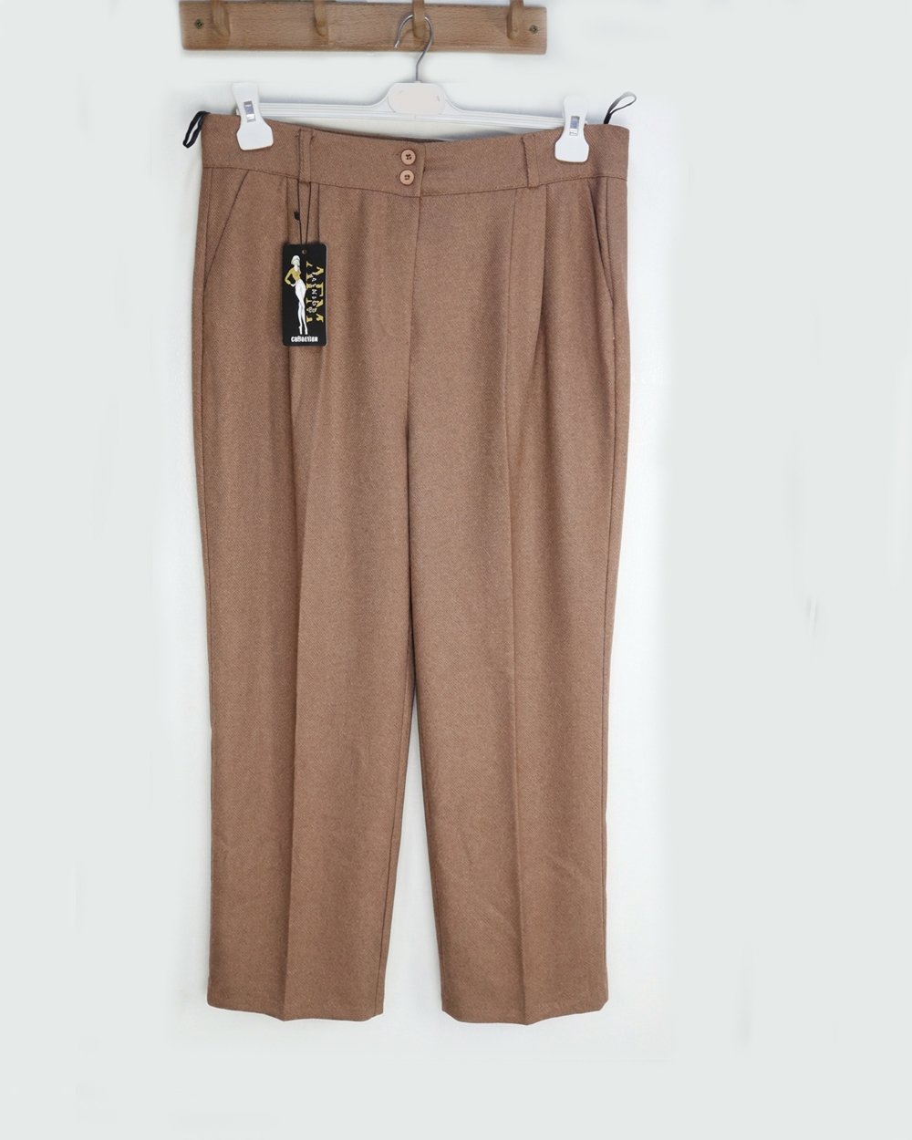 Pantalon Large En Laine