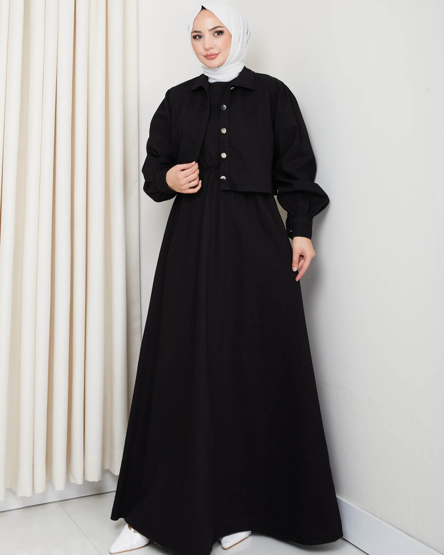 Ensemble Jeans Robe et Veste Coupé