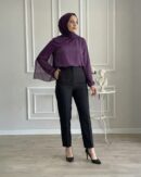 Pantalon
  Taille Haute Style Zara