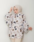 Chemise  Mosaique a manches bouffantes